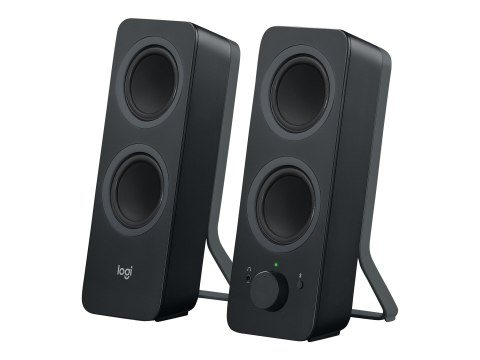 Logitech Z207 - Głośniki - dla komputera - kanał 2.0 - bezprzewodowa - Bluetooth - 5 wat (całkowita) - czarny