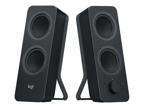 Logitech Z207 - Głośniki - dla komputera - kanał 2.0 - bezprzewodowa - Bluetooth - 5 wat (całkowita) - czarny