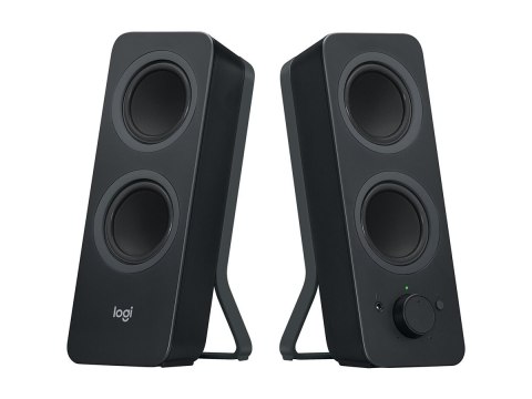 Logitech Z207 - Głośniki - dla komputera - kanał 2.0 - bezprzewodowa - Bluetooth - 5 wat (całkowita) - czarny