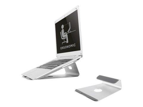 Neomounts NSLS025 - Stojak - dla laptop - szczotkowane aluminium - srebrny - rozmiar ekranu: 10"-17" - biurku