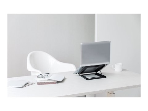 Neomounts NSLS075 - Stojak - dla laptop - stal proszkowana - czarny - rozmiar ekranu: 10"-15" - biurku