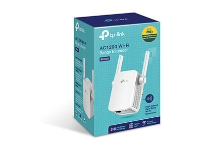 TP-Link AC1200 Wi-Fi Range Extender RE305 - Wzmacniacz sygnału Wi-Fi - Wi-Fi 5 - 2.4 GHz, 5 GHz