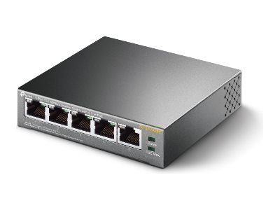 TP-Link TL-SF1005P - Przełącznik - niezarządzalny - 5 x 10/100 (4 PoE) - stacjonarny - PoE (58 W)