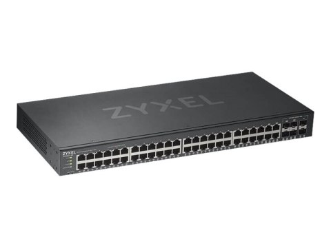 Zyxel GS1920-48v2 - Przełącznik - smart - 48 x 10/100/1000 + 4 x zestaw Gigabit SFP + 2 x Gigabit SFP - montowany w szafie rack