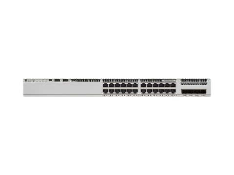 Cisco Catalyst 9200L - Network Essentials - przełącznik - L3 - 24 x 10/100/1000 + 4 x 10 Gigabajtów SFP+ (uplink - montowany w s