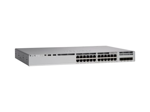 Cisco Catalyst 9200L - Network Essentials - przełącznik - L3 - 24 x 10/100/1000 + 4 x 10 Gigabajtów SFP+ (uplink - montowany w s