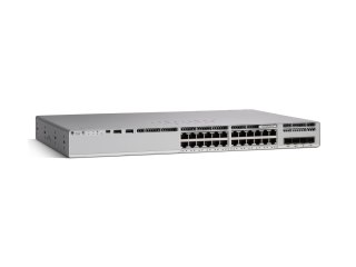 Cisco Catalyst 9200L - Network Essentials - przełącznik - L3 - 24 x 10/100/1000 + 4 x Gigabit SFP (uplink) - montowany w szafie 