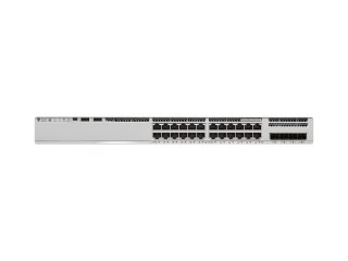 Cisco Catalyst 9200L - Network Essentials - przełącznik - L3 - 24 x 10/100/1000 (PoE+) + 4 x 10 Gigabajtów SFP+ (uplink - montow