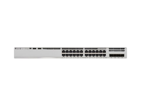 Cisco Catalyst 9200L - Network Essentials - przełącznik - L3 - 24 x 10/100/1000 (PoE+) + 4 x 10 Gigabajtów SFP+ (uplink - montow