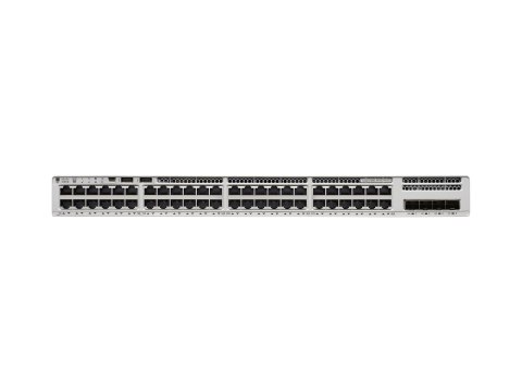 Cisco Catalyst 9200L - Network Essentials - przełącznik - L3 - Tak - 48 x 10/100/1000 (PoE+) + 4 x 10 Gigabit SFP+ - montowany w