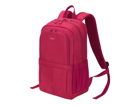 DICOTA Eco Backpack Scale - Plecak na notebook - 13" - 15.6" - czerwony