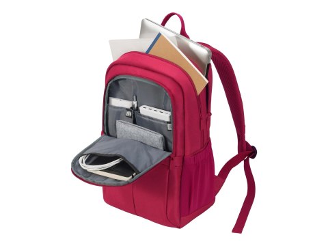 DICOTA Eco Backpack Scale - Plecak na notebook - 13" - 15.6" - czerwony