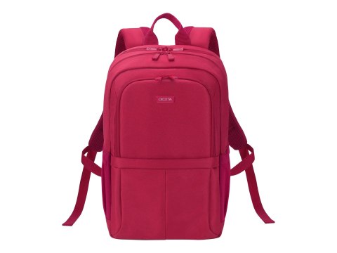 DICOTA Eco Backpack Scale - Plecak na notebook - 13" - 15.6" - czerwony