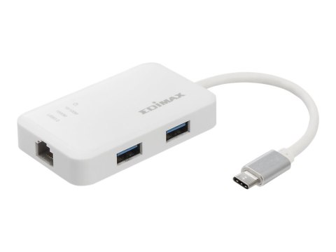 Edimax EU-4308 - Adapter sieciowy - USB-C 3.1 - Gigabit Ethernet x 1 + USB 3.0 x 3
