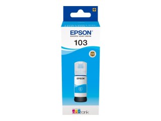 Epson 103 - 65 ml - cyjan - oryginał - wkład atramentu - dla Epson L1210, L3210, L3211, L3250, L3251, L3256, L3260, L3266; EcoTa