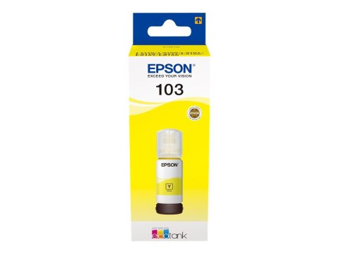 Epson 103 - 65 ml - żółty - oryginał - wkład atramentu - dla Epson L1210, L3210, L3211, L3250, L3251, L3256, L3260, L3266; EcoTa