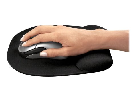 Fellowes Memory Foam - Podkładka pod mysz z poduszką pod nadgarstek - czarny
