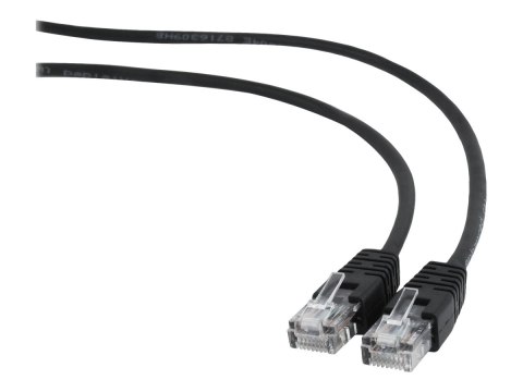 Gembird - Kabel krosowy - RJ-45 (M) do RJ-45 (M) - 2 m - CAT 5e - odlewany - czarny