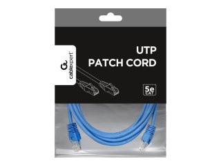 Gembird - Kabel krosowy - RJ-45 (M) do RJ-45 (M) - 3 m - UTP - CAT 5e - odlewany - niebieski