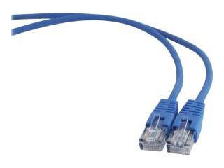 Gembird - Kabel krosowy - RJ-45 (M) do RJ-45 (M) - 50 cm - UTP - CAT 5e - odlewany - niebieski