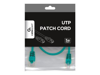 Gembird - Kabel krosowy - RJ-45 (M) do RJ-45 (M) - 50 cm - UTP - CAT 5e - odlewany - zielony