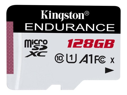 Kingston High Endurance - Karta pamięci flash - 128 GB - A1 / UHS-I U1 / Class10 - microSDXC UHS-I