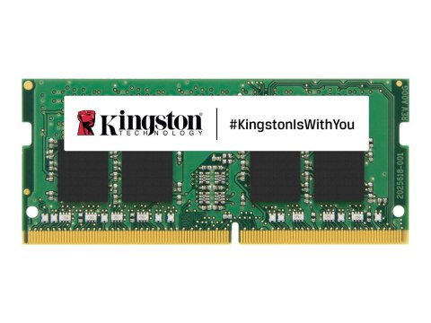 Kingston ValueRAM - DDR4 - moduł - 8 GB - SO-DIMM 260-pin - 3200 MT/s / PC4-25600 - CL22 - 1.2 V - niebuforowana - bez ECC - dla