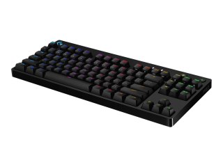 Logitech G Pro Mechanical Gaming Keyboard - Klawiatura - podświetlenie - USB - Międzynarodowy USA - przełącznik: GX Blue Clicky 