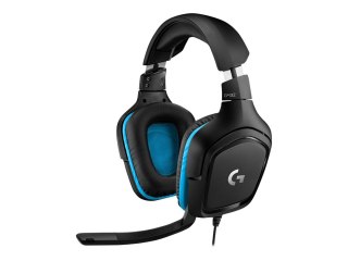 Logitech Gaming Headset G432 - Słuchawka - 7.1-kanałowy - pełna wielkość - przewodowa - USB, złącze 3,5 mm - czarny