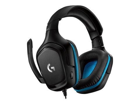 Logitech Gaming Headset G432 - Słuchawka - 7.1-kanałowy - pełna wielkość - przewodowa - USB, złącze 3,5 mm - czarny