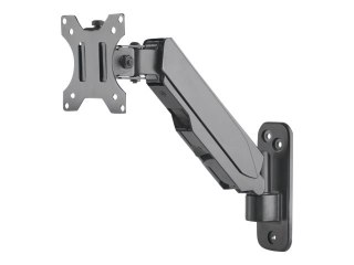Manhattan TV & Monitor Mount, Wall, Spring Arm, 1 screen, Screen Sizes: 17-32", Black, VESA 75x75 to 100x100mm, Max 8kg, Height 