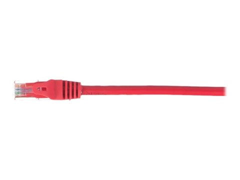 Netrack - Kabel krosowy - RJ-45 (M) do RJ-45 (M) - 1 m - UTP - CAT 5e - odlewany, bez wystających elementów - czerwony