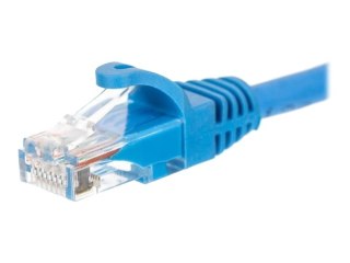 Netrack - Kabel krosowy - RJ-45 (M) do RJ-45 (M) - 2 m - UTP - CAT 5e - ładowany, bez wystających elementów - niebieski