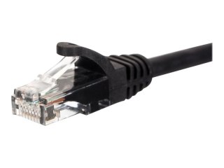 Netrack - Kabel krosowy - RJ-45 (M) do RJ-45 (M) - 2 m - UTP - CAT 5e - odlewany, bez wystających elementów - czarny