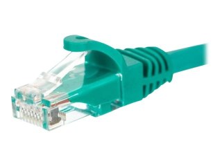Netrack - Kabel krosowy - RJ-45 (M) do RJ-45 (M) - 2 m - UTP - CAT 5e - odlewany, bez wystających elementów - zielony