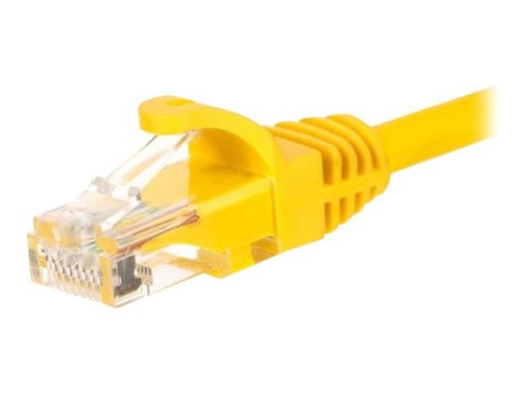 Netrack - Kabel krosowy - RJ-45 (M) do RJ-45 (M) - 2 m - UTP - CAT 6 - odlewany, bez wystających elementów - żółty