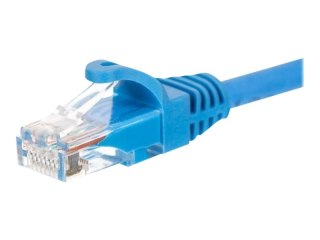 Netrack - Kabel krosowy - RJ-45 (M) do RJ-45 (M) - 3 m - UTP - CAT 6 - odlewany, bez wystających elementów - niebieski