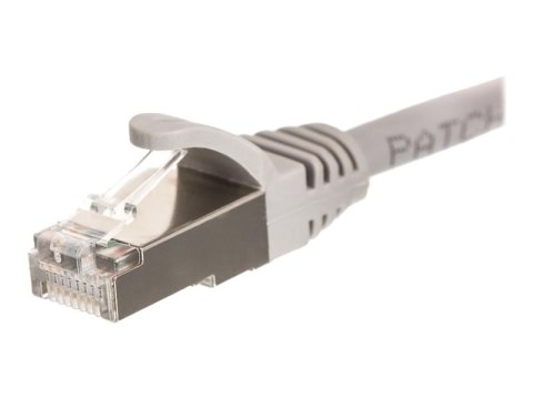 Netrack - Kabel krosowy - RJ-45 (M) do RJ-45 (M) - 5 m - FTP - CAT 6 - ładowany, bez wystających elementów - szary