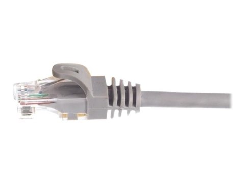 Netrack - Kabel krosowy - RJ-45 (M) do RJ-45 (M) - 5 m - UTP - CAT 5e - odlewany, bez wystających elementów - szary