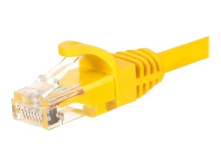Netrack - Kabel krosowy - RJ-45 (M) do RJ-45 (M) - 5 m - UTP - CAT 5e - odlewany, bez wystających elementów - żółty