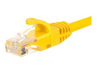 Netrack - Kabel krosowy - RJ-45 (M) do RJ-45 (M) - 5 m - UTP - CAT 6 - odlewany, bez wystających elementów - żółty