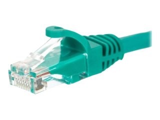 Netrack - Kabel krosowy - RJ-45 (M) do RJ-45 (M) - 50 cm - UTP - CAT 5e - odlewany, bez wystających elementów - zielony