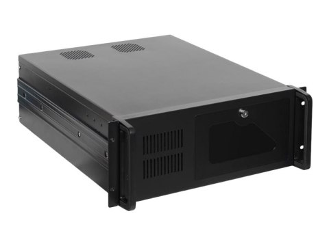 Netrack Server Case - Montowany w stojaku 4U - rozszerzenie ATX - czarny