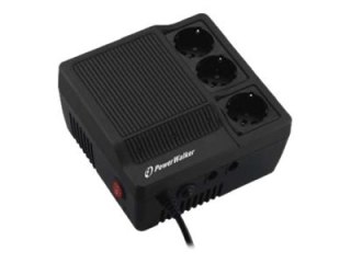 PowerWalker AVR 1200 - Automatyczny regulator napięcia - AC 220/230/240 V - 720 wat - 1200 VA - złącza wyjściowe: 3 - czarny