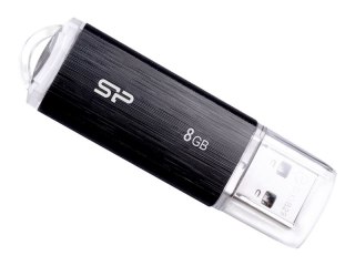 SILICON POWER Ultima U02 - Pendrive USB - 8 GB - USB 2.0 - czarny