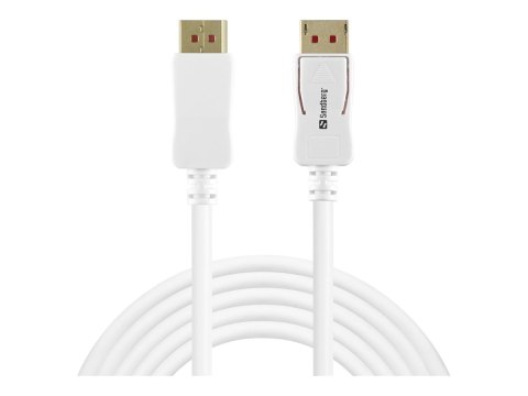 Sandberg - Kabel portu wyświetlacza - DisplayPort 20-pin (M) do DisplayPort 20-pin (M) - DisplayPort 1.4 - 2 m - obsługa 8K - bi