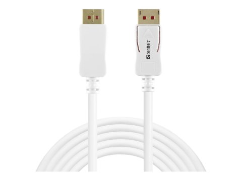 Sandberg - Kabel portu wyświetlacza - DisplayPort 20-pin (M) do DisplayPort 20-pin (M) - DisplayPort 1.4 - 2 m - obsługa 8K - bi