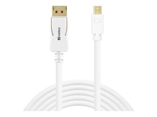 Sandberg - Kabel portu wyświetlacza - DisplayPort 20-pin (M) do Mini DisplayPort (M) - DisplayPort 1.4 - 2 m - obsługa 8K