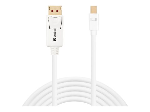 Sandberg - Kabel portu wyświetlacza - DisplayPort 20-pin (M) do Mini DisplayPort (M) - DisplayPort 1.4 - 2 m - obsługa 8K