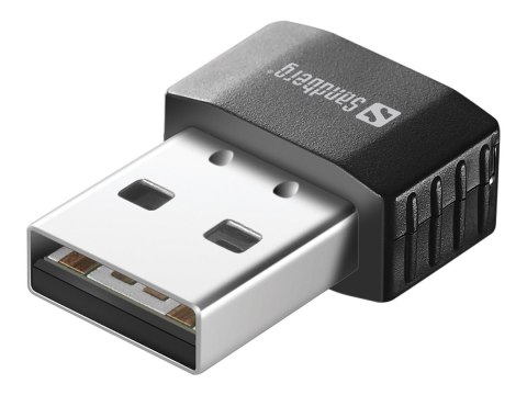 Sandberg Micro WiFi USB Dongle - Adapter sieciowy - USB 2.0 - Wi-Fi 5